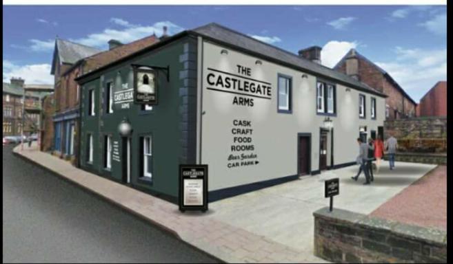 Hotel The Castlegate Arms Penrith Exterior foto